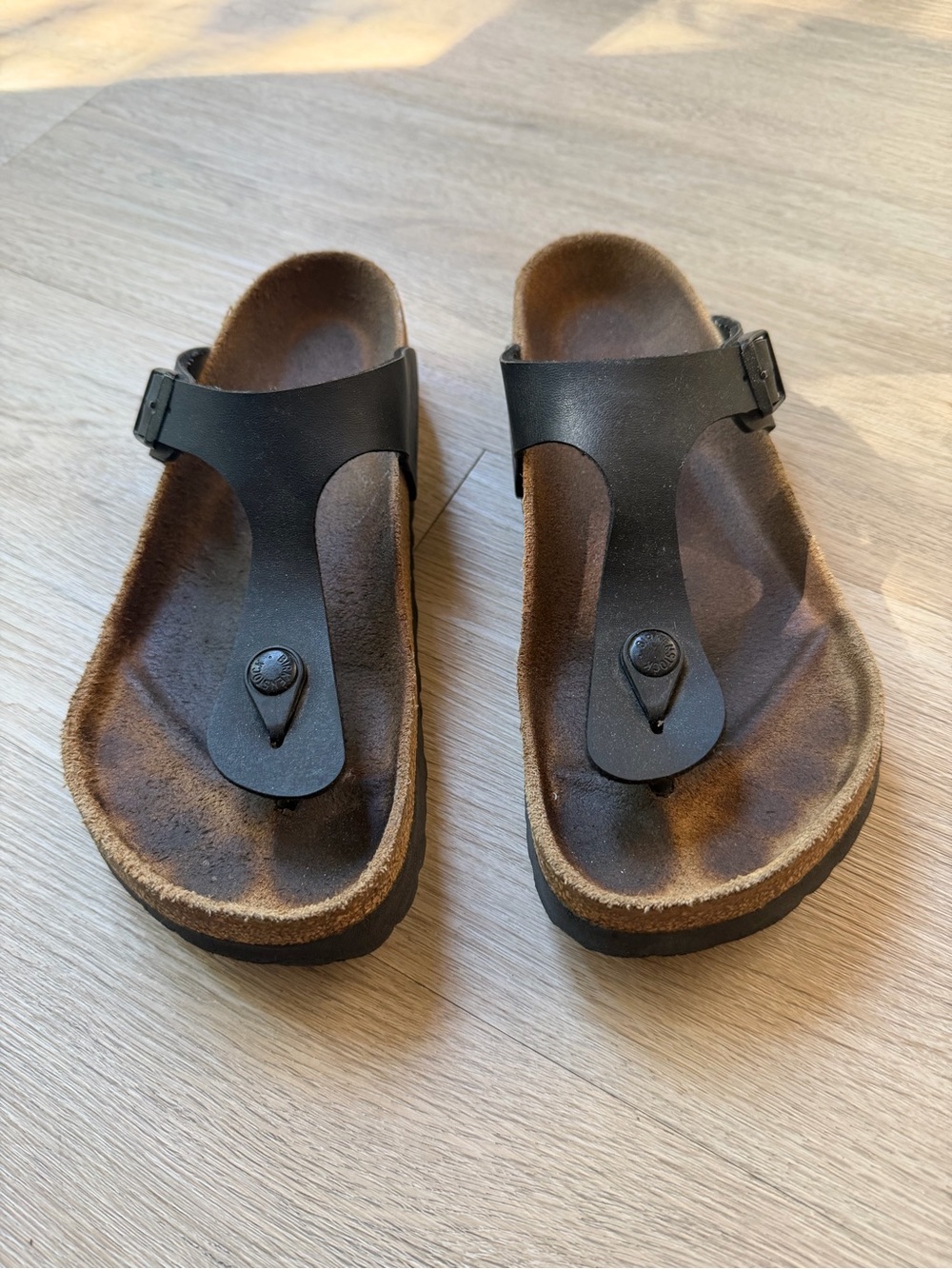 Birkenstock Black Toe-Post Sandals